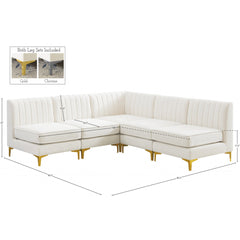 Alina Velvet Modular Sectional