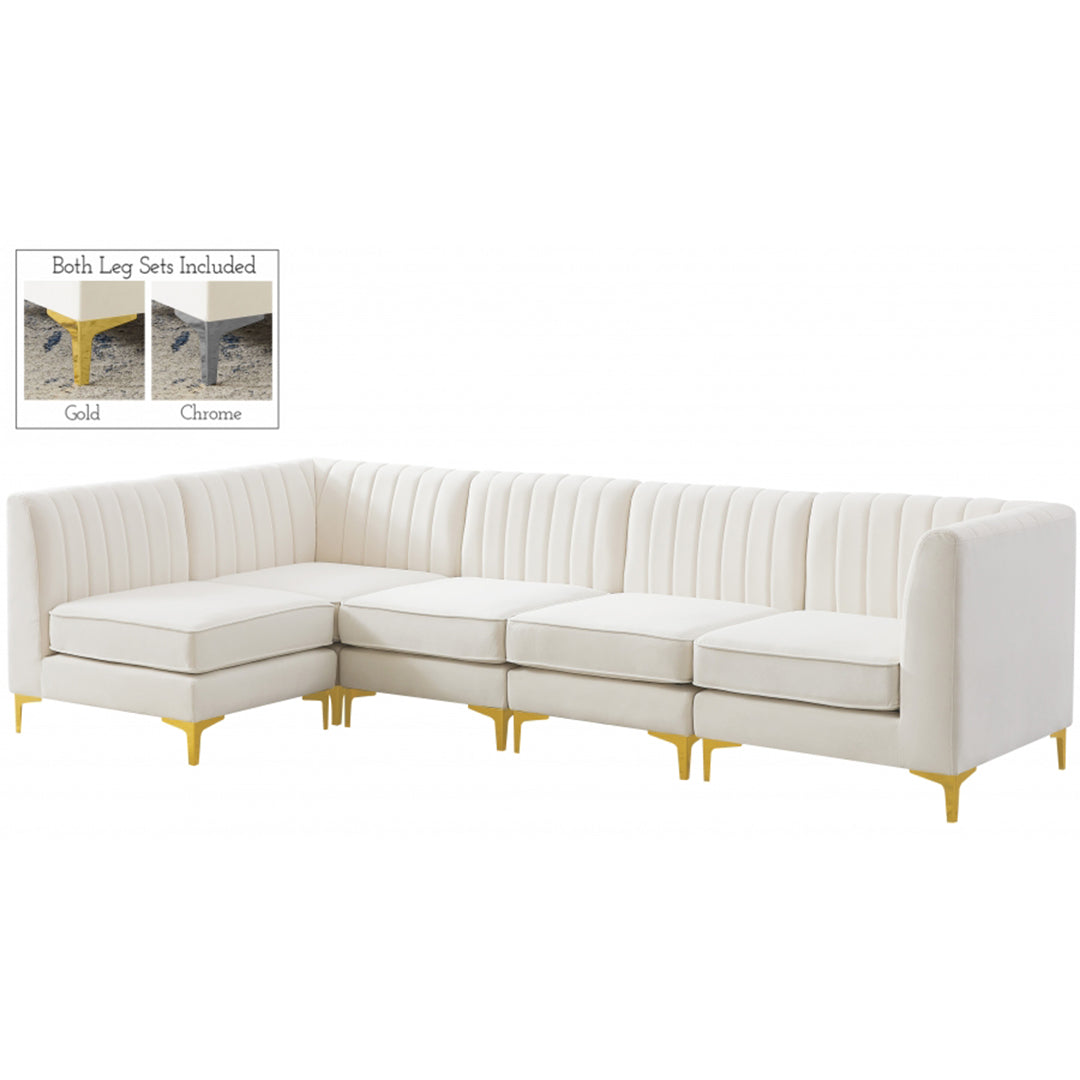 Alina Velvet Modular Sectional