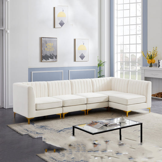 Alina Velvet Modular Sectional