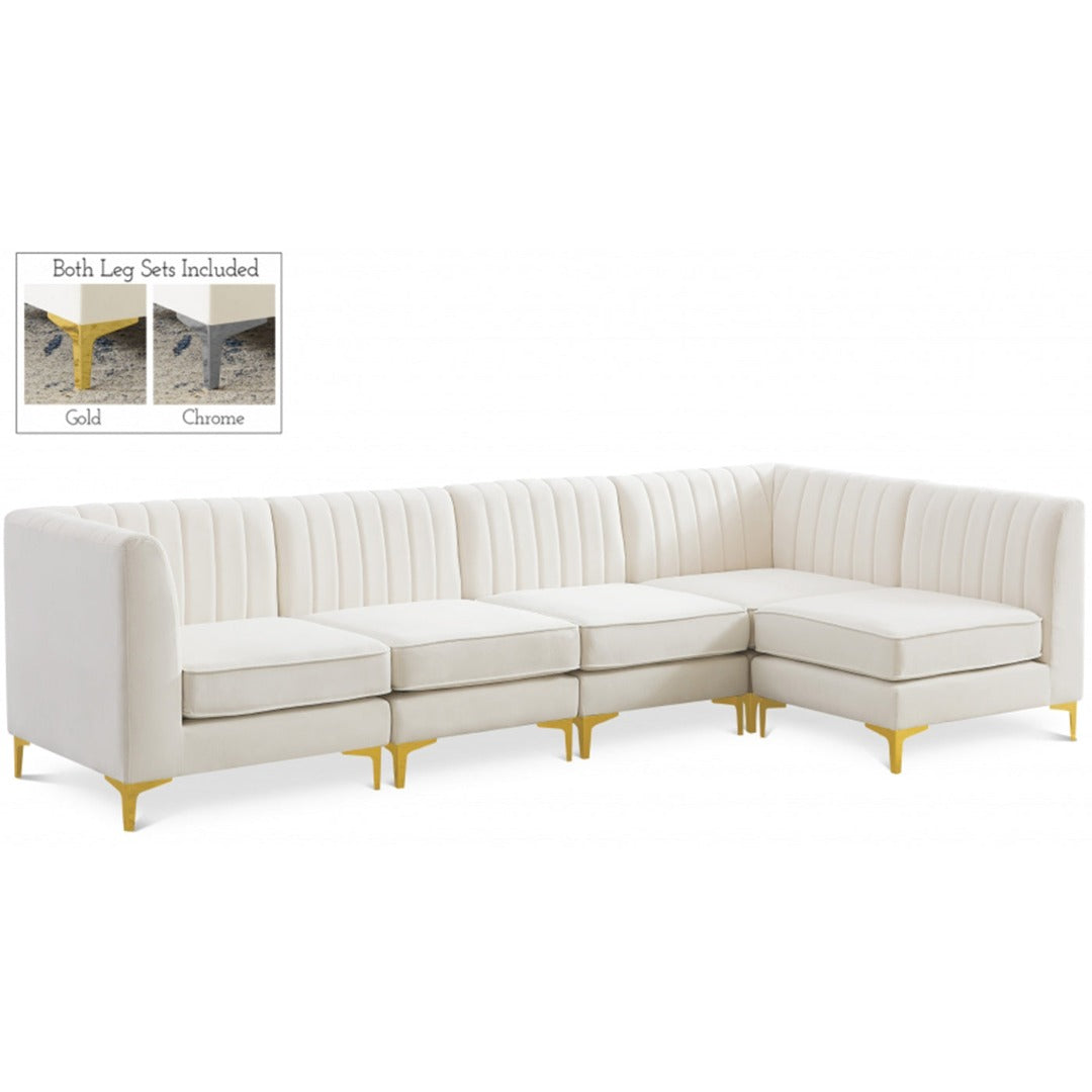 Alina Velvet Modular Sectional