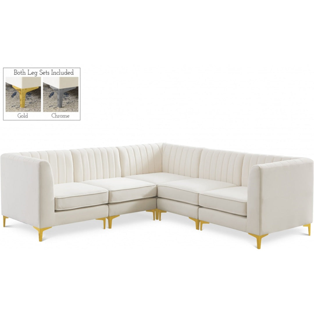 Alina Velvet Modular Sectional