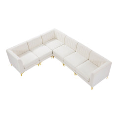 Alina Velvet Modular Sectional