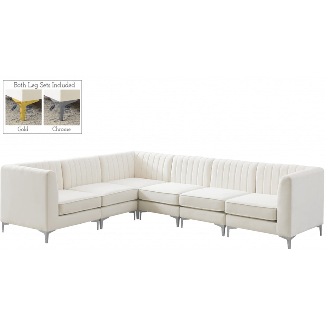 Alina Velvet Modular Sectional