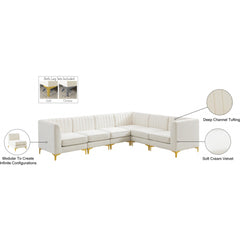 Alina Velvet Modular Sectional