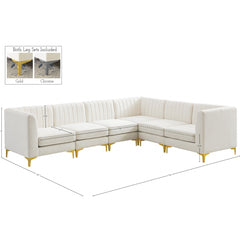 Alina Velvet Modular Sectional