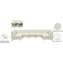 Alina Velvet Modular Sectional