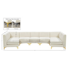 Alina Velvet Modular Sectional