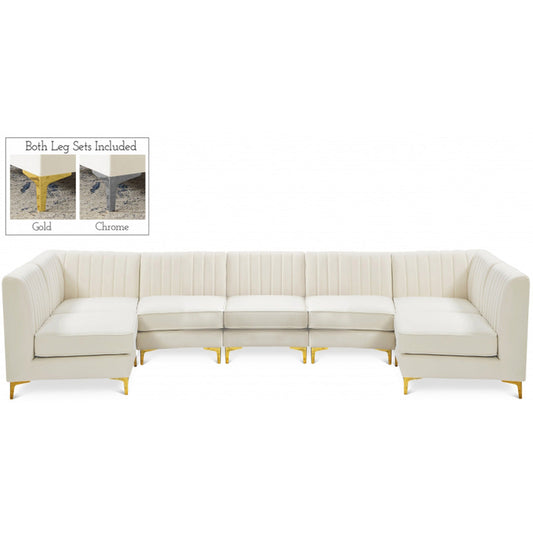 Alina Velvet Modular Sectional