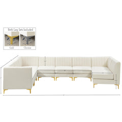 Alina Velvet Modular Sectional