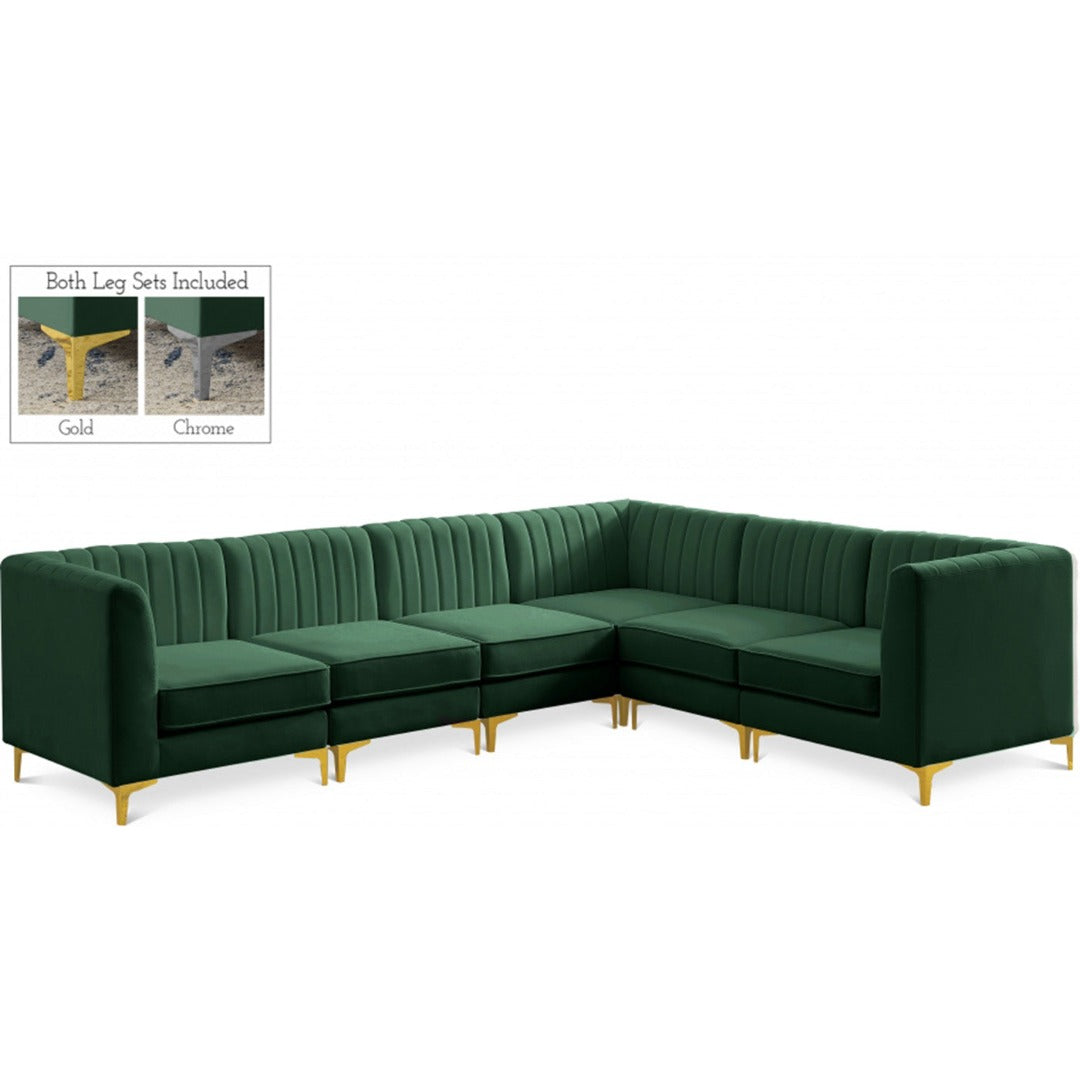 Alina Velvet Modular Sectional