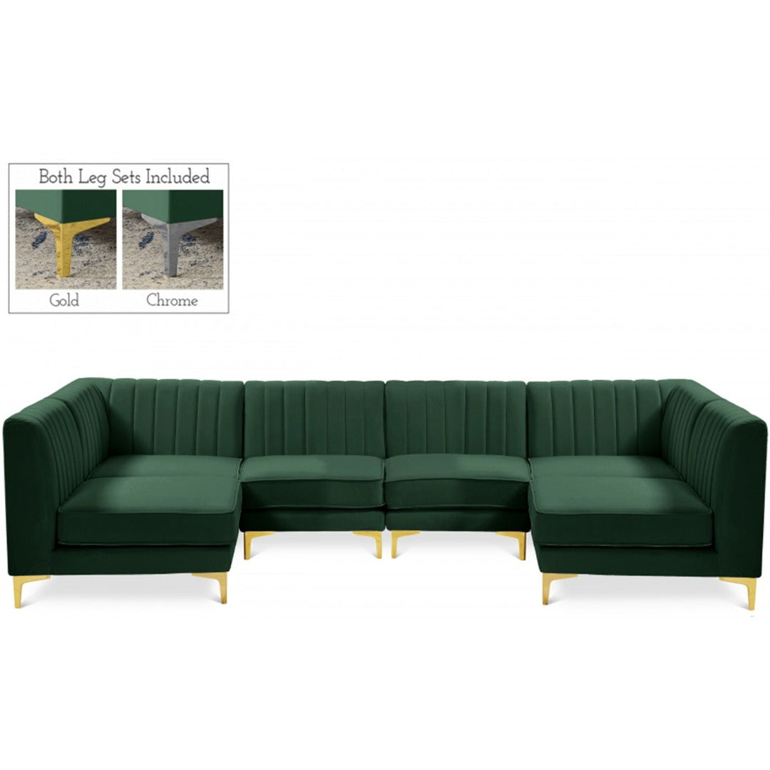 Alina Velvet Modular Sectional