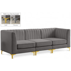 Alina Velvet Modular Sofa