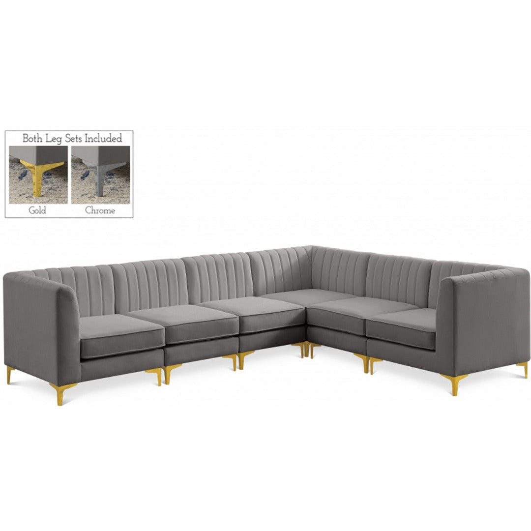 Alina Velvet Modular Sectional