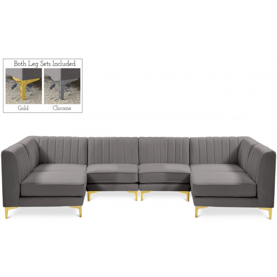 Alina Velvet Modular Sectional