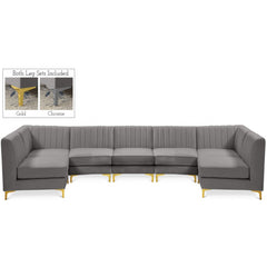 Alina Velvet Modular Sectional