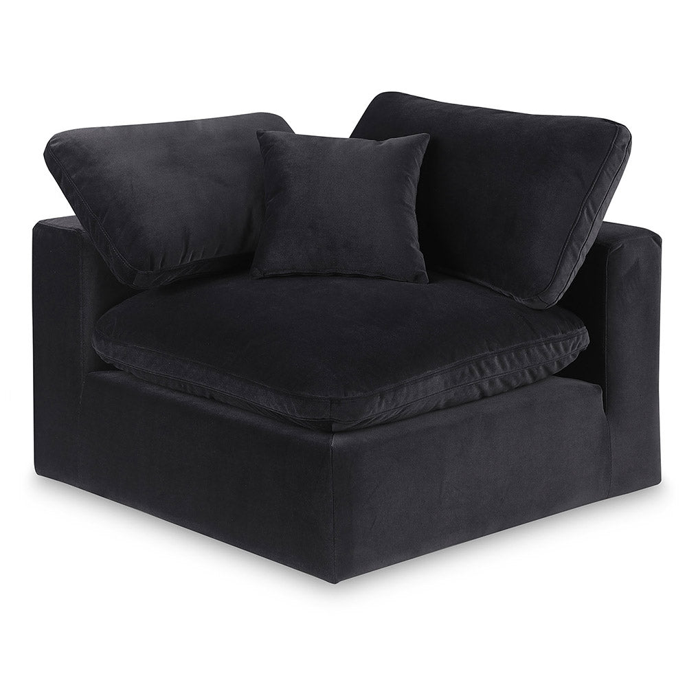 Comfy Velvet Corner Chair