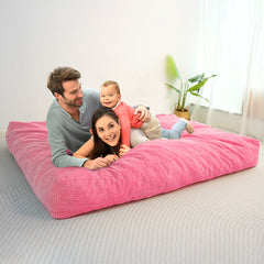 MAXYOYO Giant Bean Bag Chair Bed for Adults, Convertible Beanbag Folds from Lazy Chair to Floor Mattress Bed