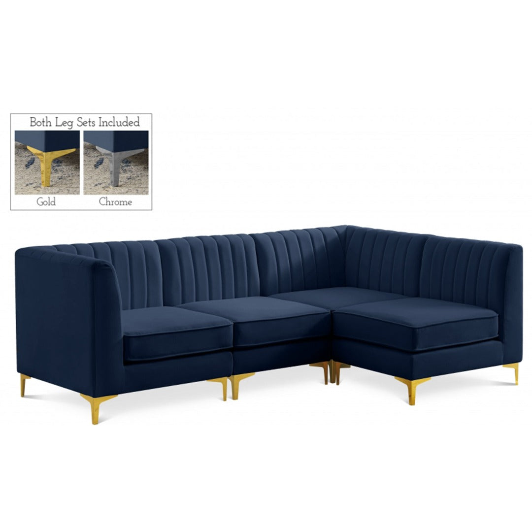 Alina Velvet Modular Sectional