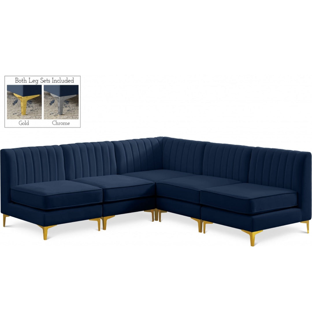 Alina Velvet Modular Sectional