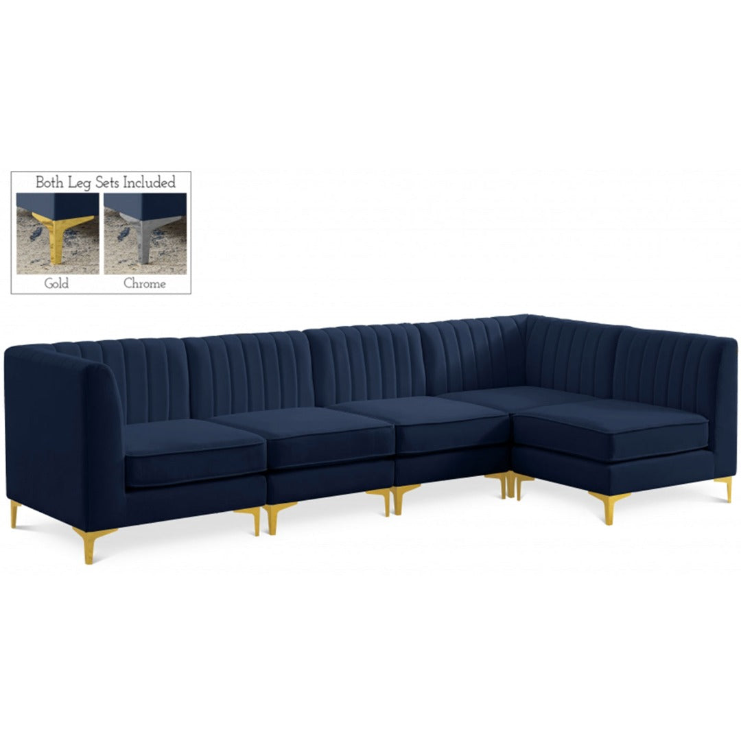 Alina Velvet Modular Sectional