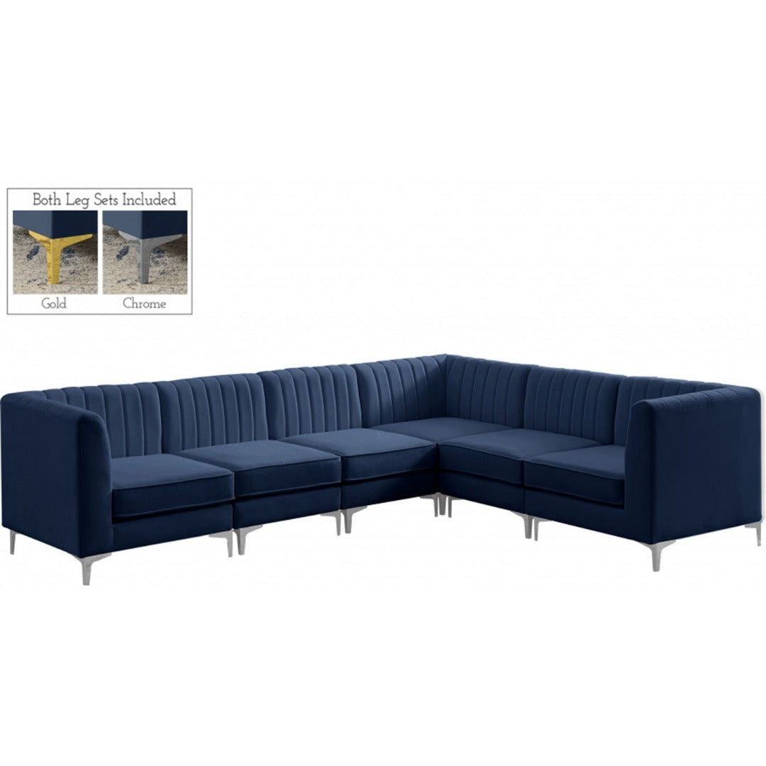 Alina Velvet Modular Sectional