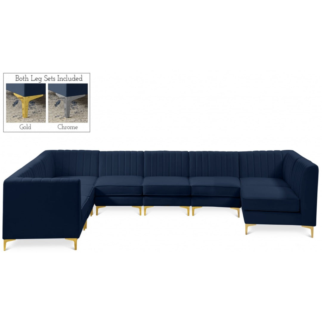 Alina Velvet Modular Sectional