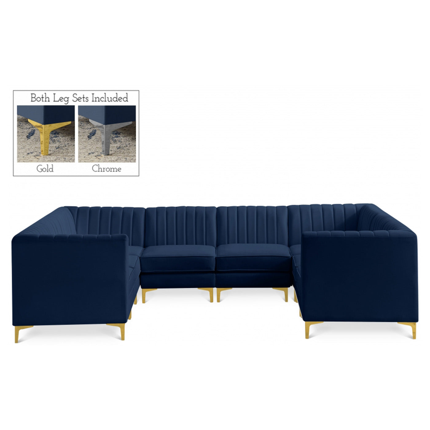 Alina Velvet Modular Sectional