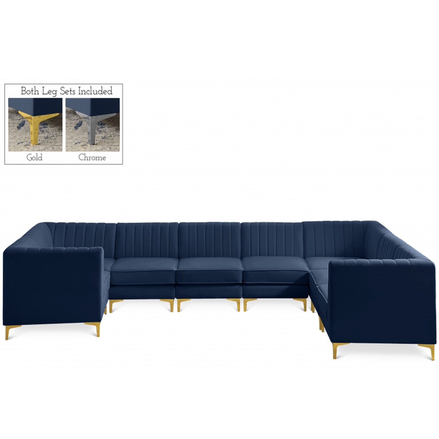 Alina Velvet Modular Sectional