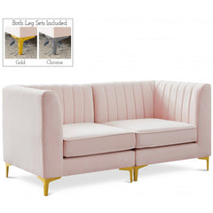 Alina Velvet Modular Sofa