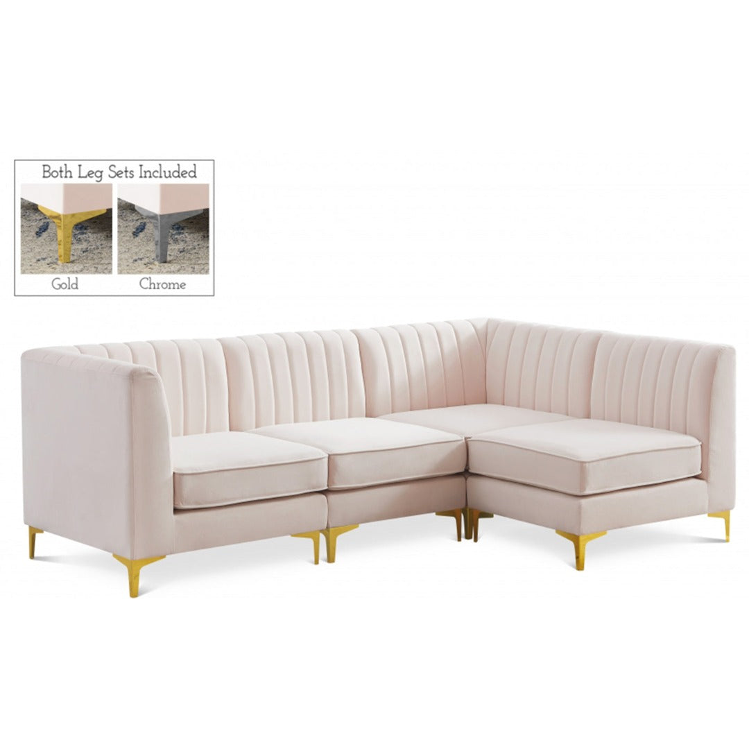 Alina Velvet Modular Sectional