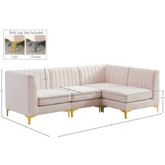 Alina Velvet Modular Sectional