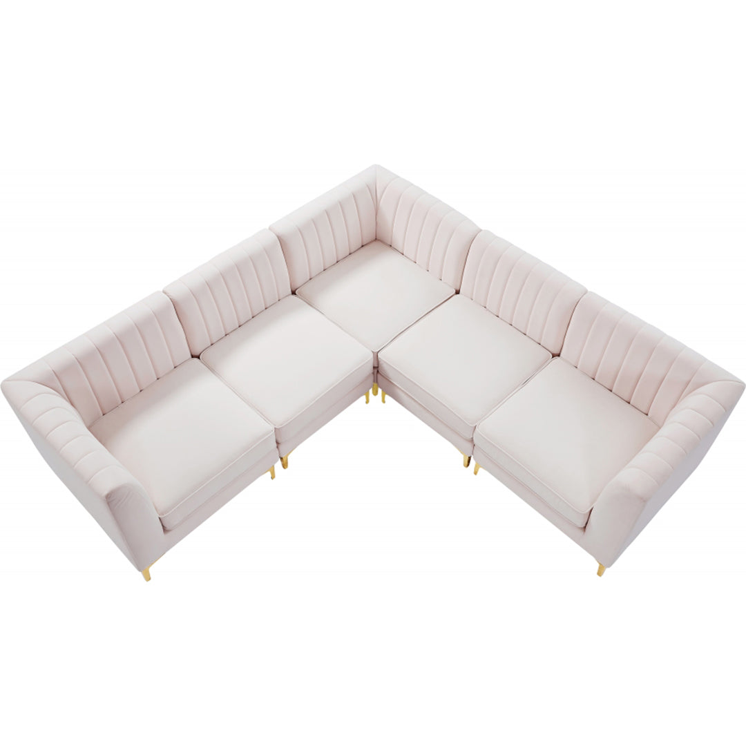 Alina Velvet Modular Sectional