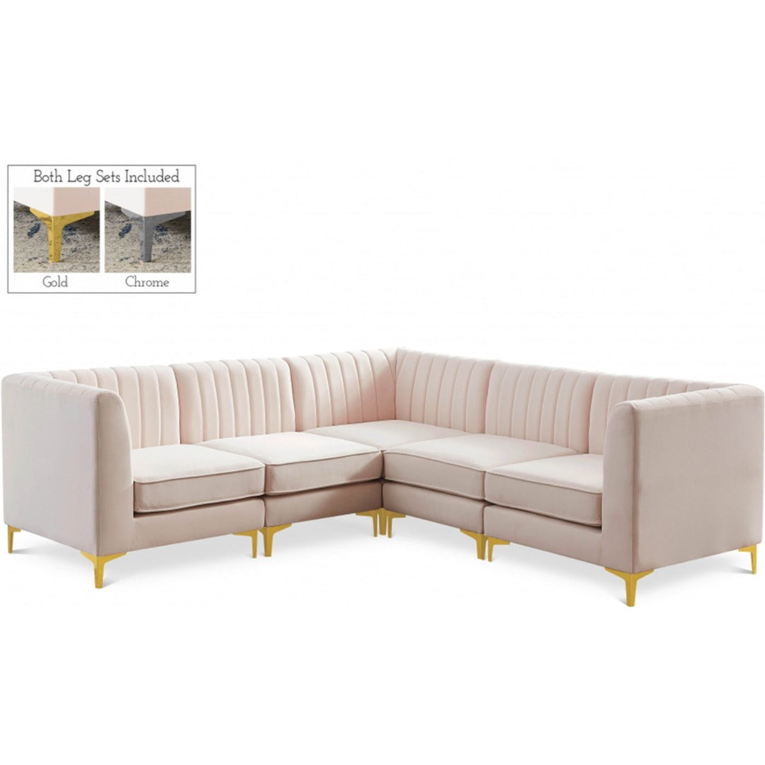 Alina Velvet Modular Sectional