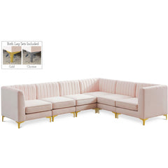 Alina Velvet Modular Sectional