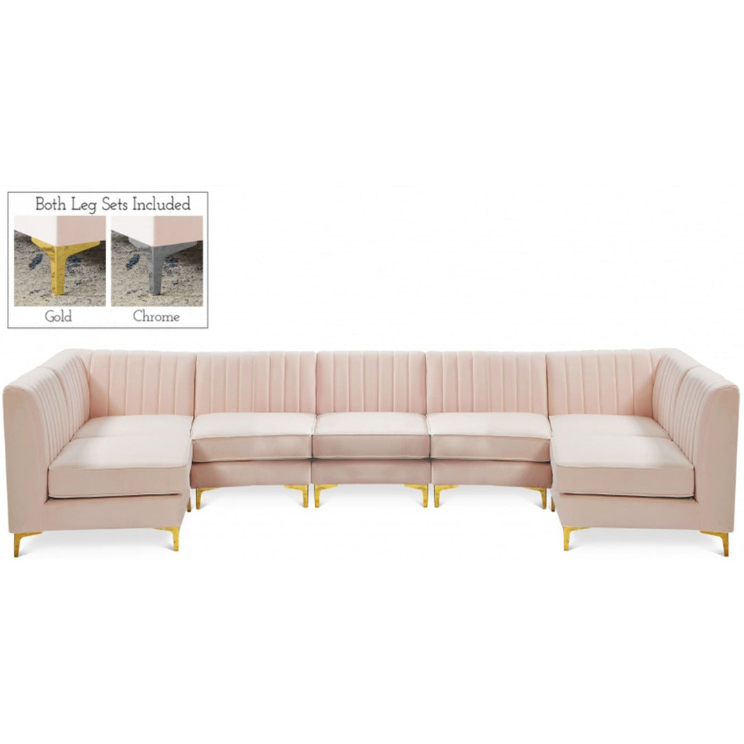 Alina Velvet Modular Sectional