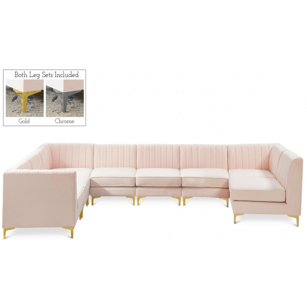 Alina Velvet Modular Sectional