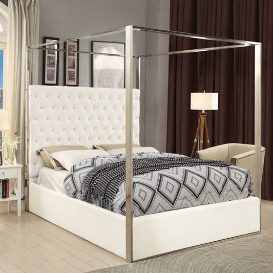 Porter Velvet Queen Bed