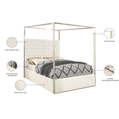 Porter Velvet Queen Bed