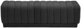 Heathrow Elegant Contemporary Ottoman Bench with Deep Channel Tufting for Versatile Seating Solutions