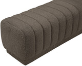 Heathrow Elegant Contemporary Ottoman Bench with Deep Channel Tufting for Versatile Seating Solutions