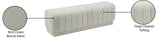 Heathrow Elegant Contemporary Ottoman Bench with Deep Channel Tufting for Versatile Seating Solutions