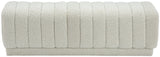 Heathrow Elegant Contemporary Ottoman Bench with Deep Channel Tufting for Versatile Seating Solutions