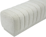 Heathrow Elegant Contemporary Ottoman Bench with Deep Channel Tufting for Versatile Seating Solutions