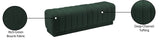 Heathrow Elegant Contemporary Ottoman Bench with Deep Channel Tufting for Versatile Seating Solutions