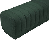 Heathrow Elegant Contemporary Ottoman Bench with Deep Channel Tufting for Versatile Seating Solutions