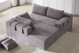 NOUVA 108" Chenille Left Chaise Sectional