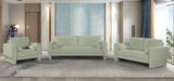 Madeline Sofa - Stylish Chenille Upholstered Living Room Sofa with Plush Padding & Bolster Pillows