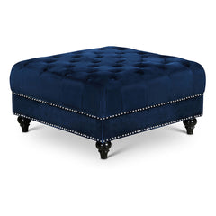 Sabrina Velvet Ottoman