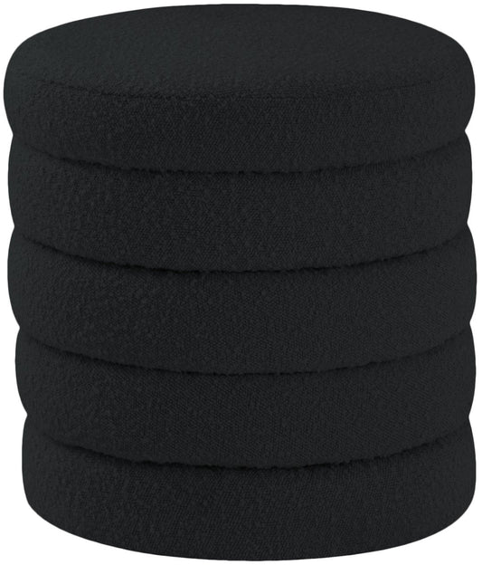 Aphia Contemporary Ottoman with Deep Channel Tufting – Stylish, Soft Seating for Modern Homes