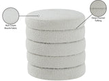 Aphia Contemporary Ottoman with Deep Channel Tufting – Stylish, Soft Seating for Modern Homes